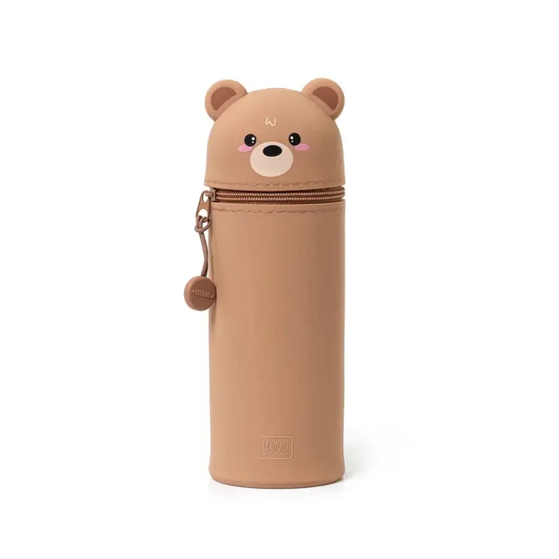 Legami Kawaii 2-In-1 Soft Silicone Pencil Case Teddy Bear 1