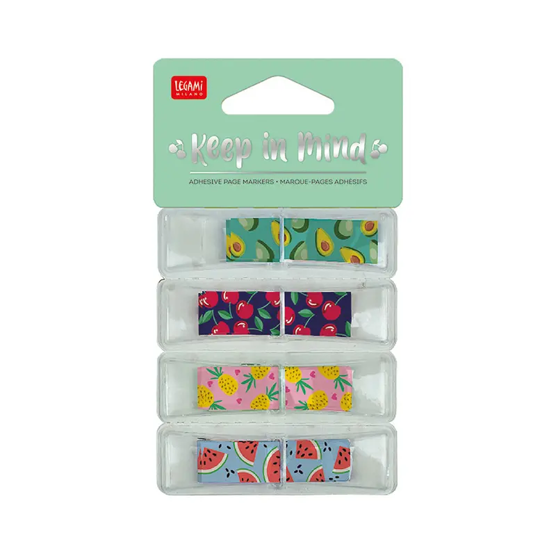 Legami Keep In Mind Adhesive Page Markers Fruits 1
