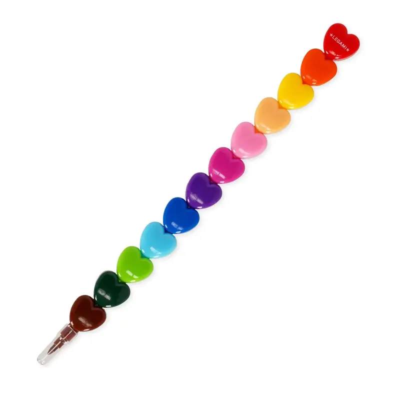 Legami Stackable Crayons Heart 1