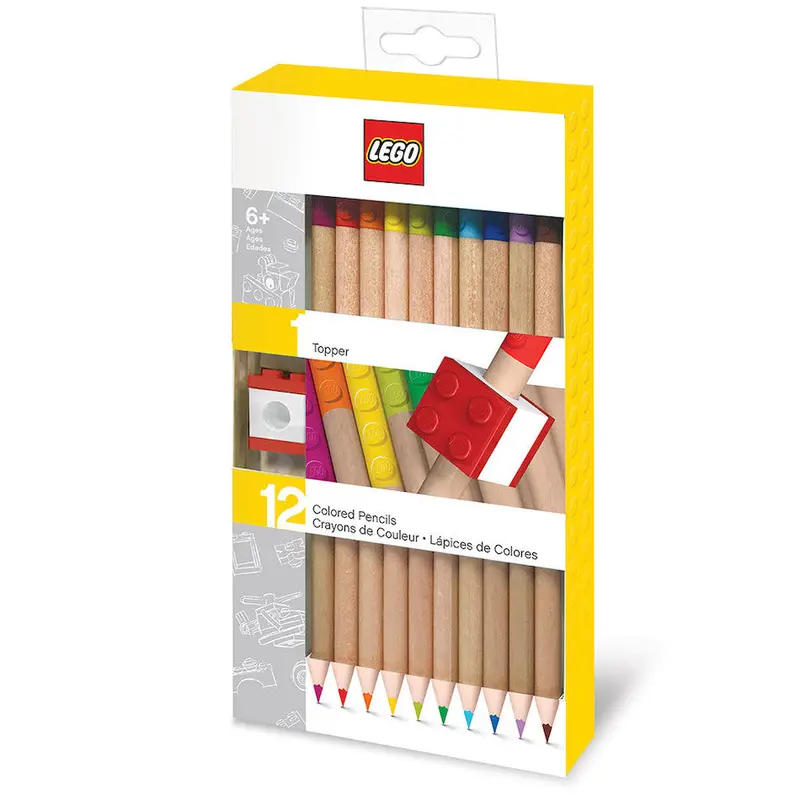 Lego 2.0 Colour Pencils Set Of 12 With Topper 1