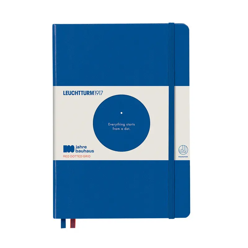 Leuchtturm1917 Bauhaus Edition Hardcover Notebook Medium Royal Blue Dotted 1