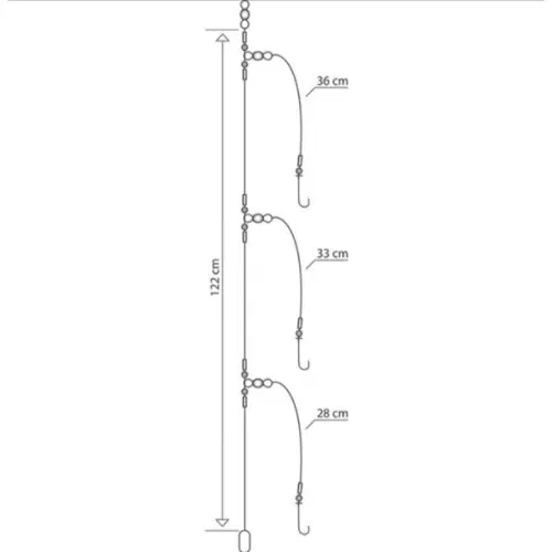 Mustad | Three Hook Flapper Rig 1