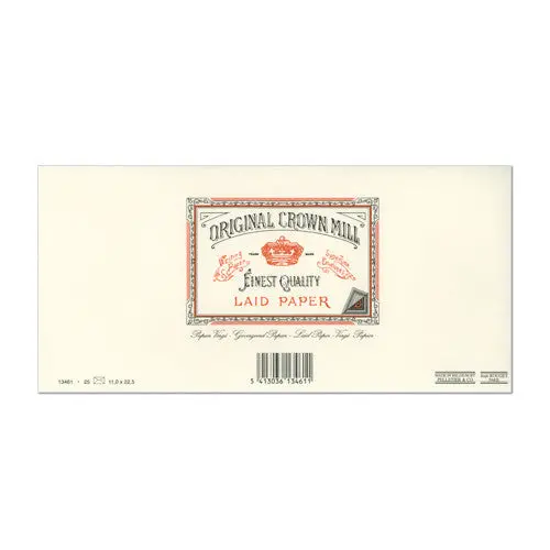 Original Crown Mill Classic Laid Lined Envelopes C6/5 (Dl) 2