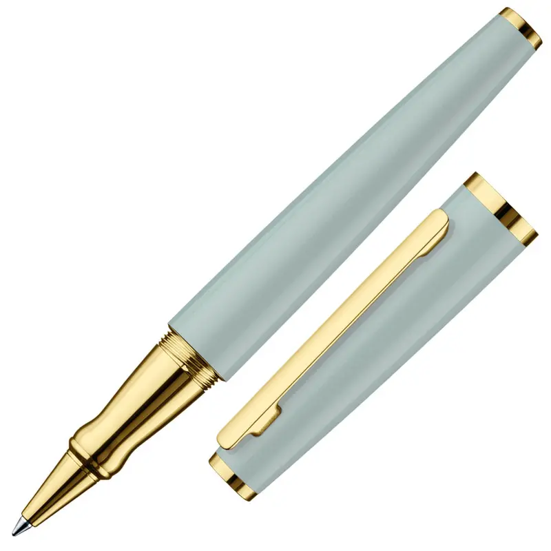 Otto Hutt Design 06 Rollerball Pen Gloss Pistachio With Gold Trim 1