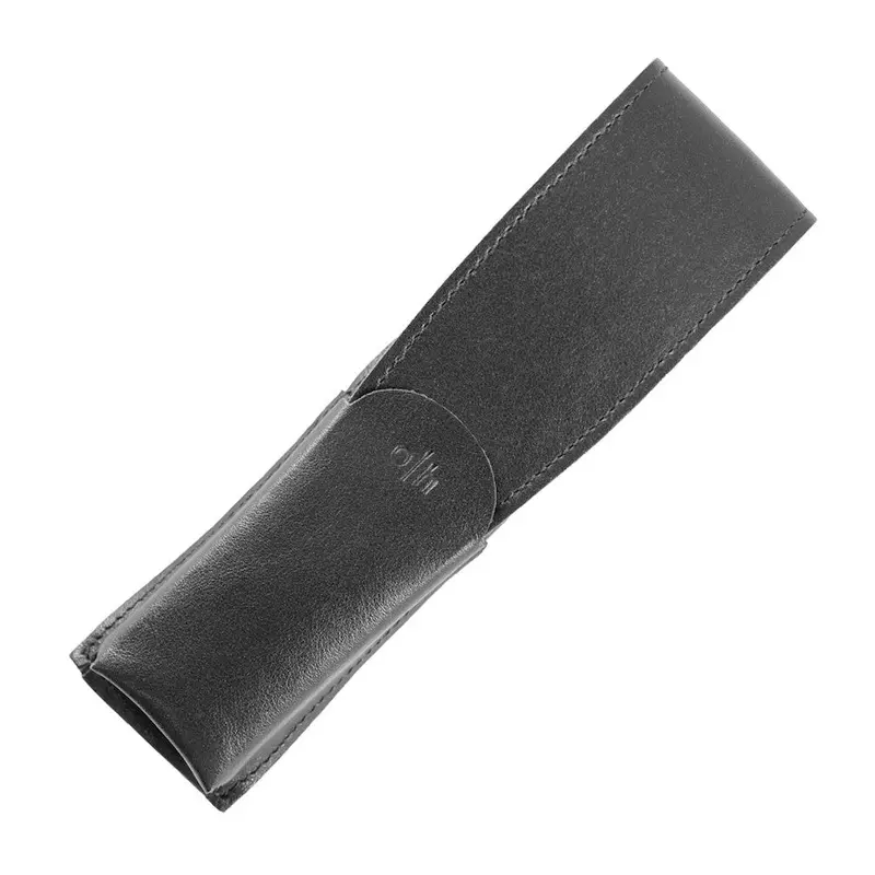 Otto Hutt Leather Pen Case For Two Pens Anthracite 1