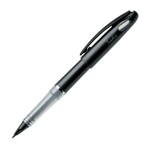 Pentel Tradio Stylo Fountain Pen Black Trj50 1