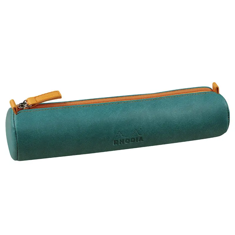 Rhodia Rhodiarama Round Pencil Case Peacock 1