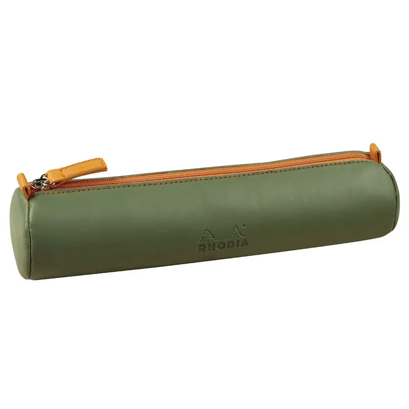 Rhodia Rhodiarama Round Pencil Case Sage 1