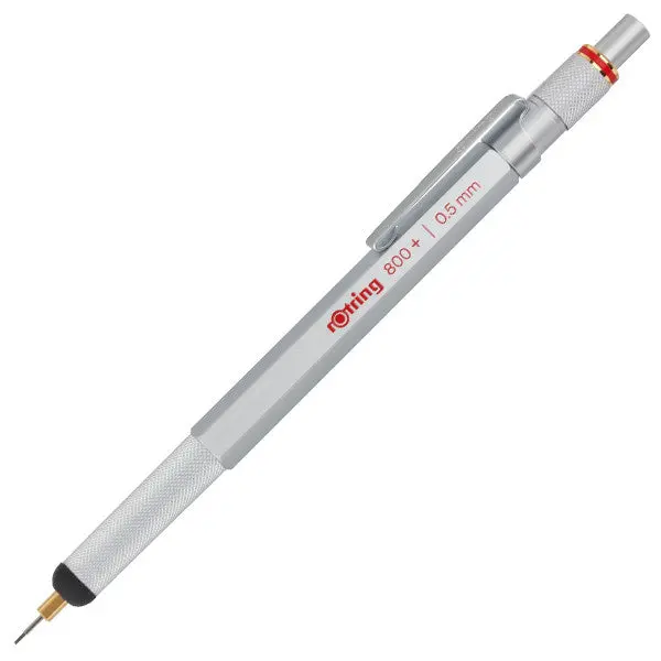 Rotring 800+ Drafting Pencil With Stylus Silver 1