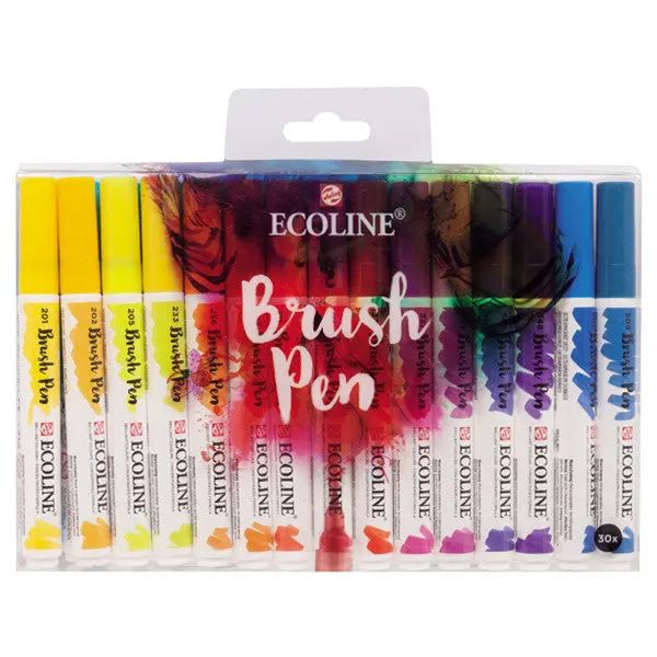 Royal Talens Ecoline Brush Pens Set Of 30 1