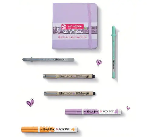 Royal Talens Happiness Journal Set 1