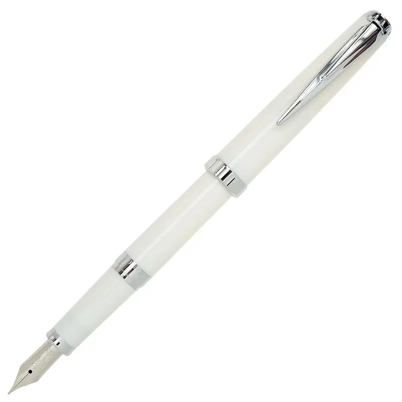 Sailor Reglus Fountain Pen White With Silver Trim 1