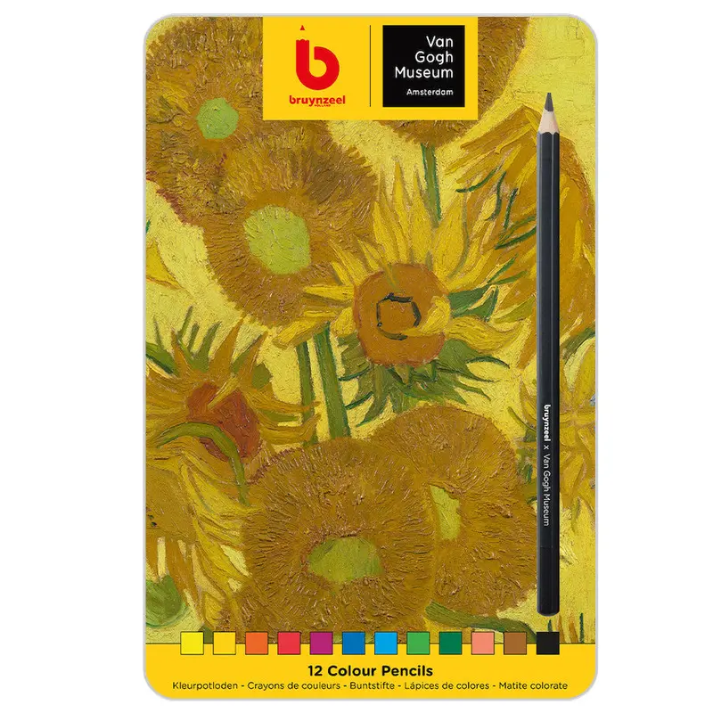 Sakura Vgm Bruynzeel Coloured Pencil Tin Of 12 1
