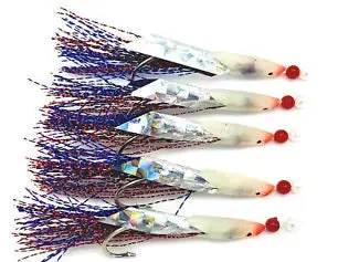 Saltwater Mackerel Basher 5 Hook Sz 1/0 1