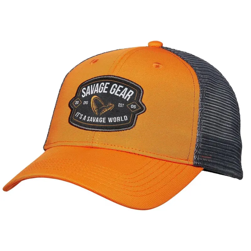 Savage Gear Badge Trucker Cap Orange 1