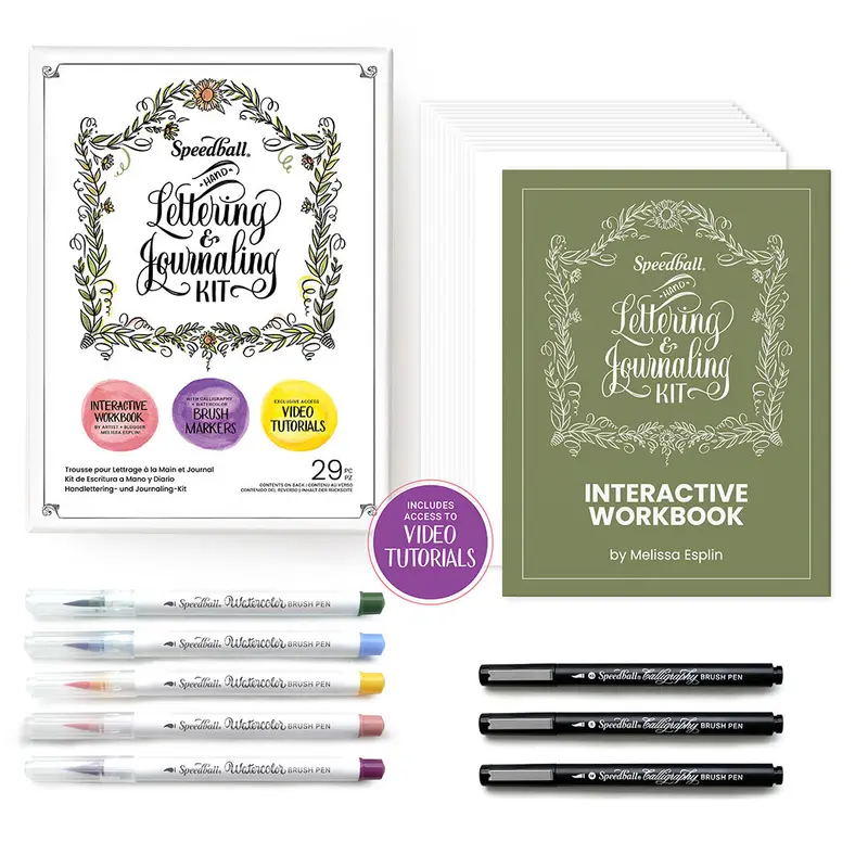 Speedball Hand-Lettering And Journaling Kit 1
