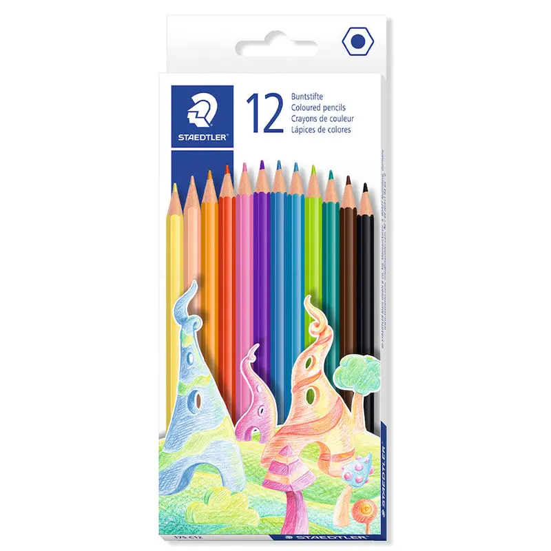 Staedtler Plastic Colouring Pencil Set Of 12 1