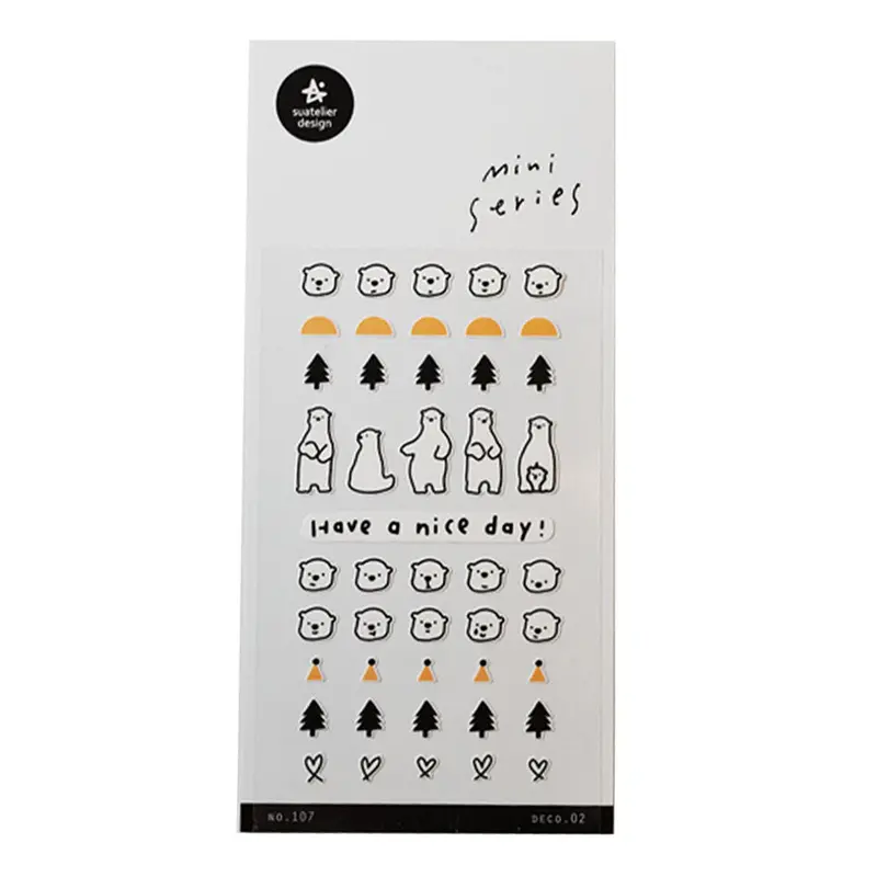 Suatelier Sticker Miniseries Deco #2 (107) 1