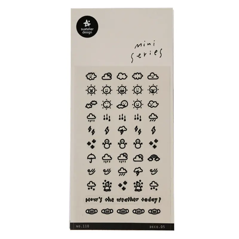 Suatelier Sticker Miniseries Deco #5 (110) 1