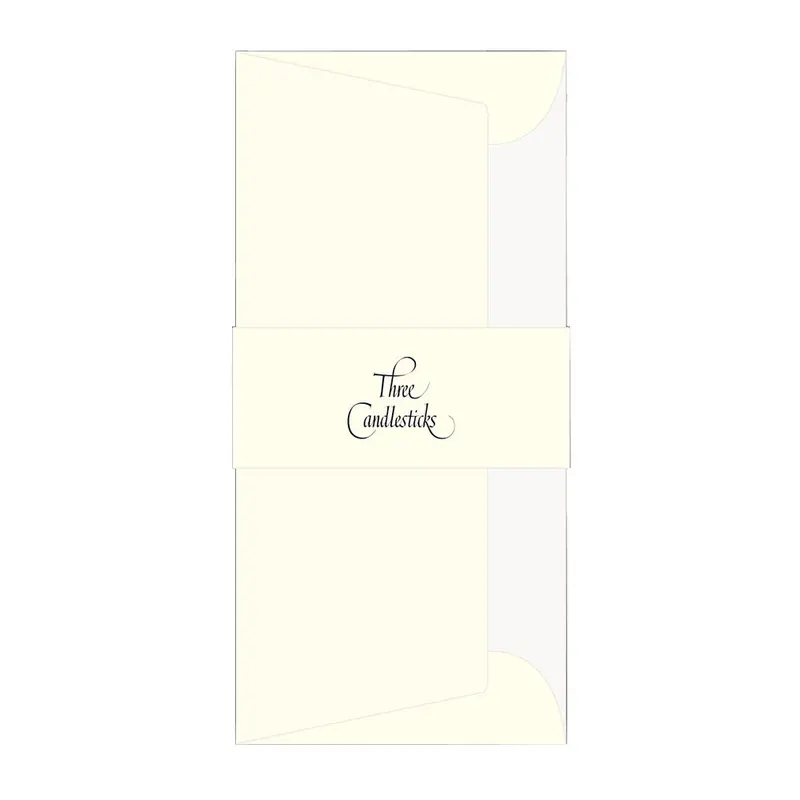 Three Candlesticks Dl Envelopes Pack Of 20 White 1