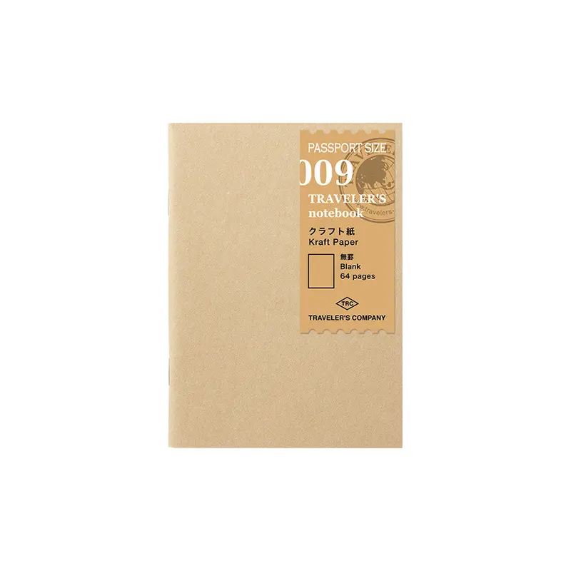 Traveler's Company Notebook Refill Passport Size Kraft Paper 1