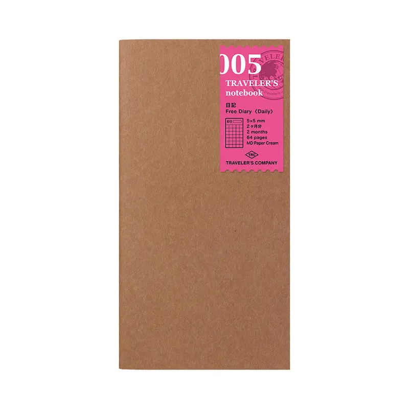 Traveler's Company Notebook Refill Perpetual Diary Daily 1