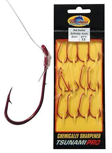 Tsunami | Bait Holder Hooks | #1 | Pcs 12 1