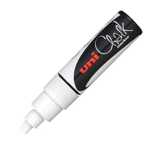 Uni Chalk Marker Pen, PWE-8K Broad Chisel Tip