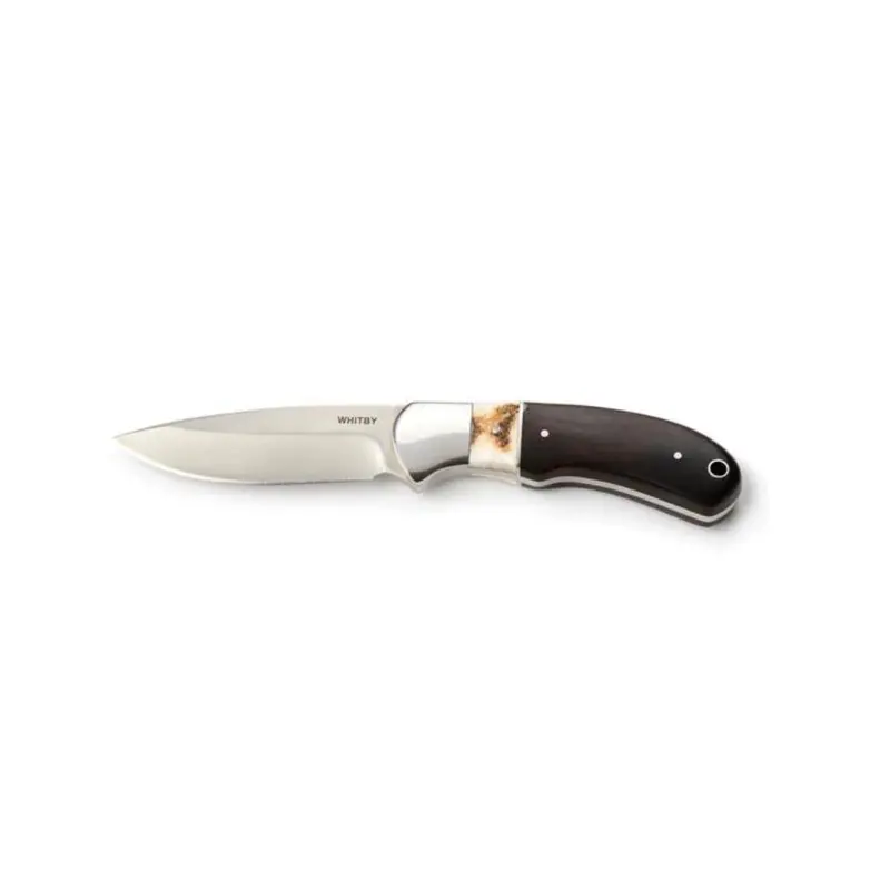 Whitby | Staghorn & Ebony Wood Sheath Knife | 3.5" 1