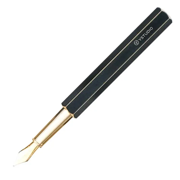 Ystudio Classic Revolve Fountain Pen Black 1
