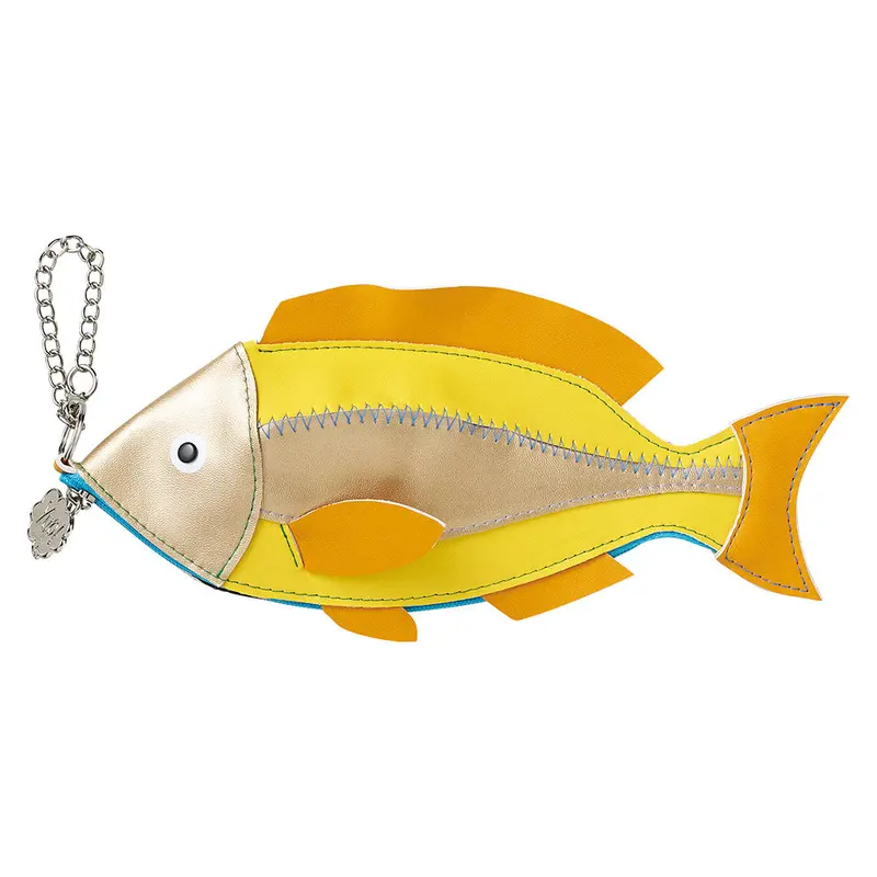 Yup! Pencil Case Pen Pouch Fish Yellow 1
