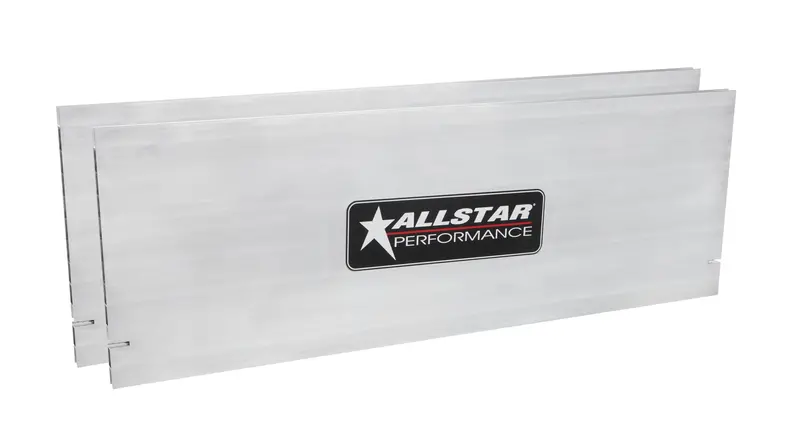Allstar Performance 10117 Pair Of Lightweight Aluminum Toe Plates For Racing Applications 1