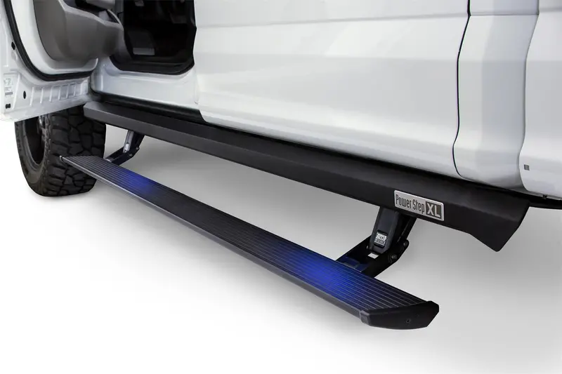 Amp Research 77158-01A Powerstep Xl Running Boards – Black, Illuminated, Non-Plug-And-Play 1