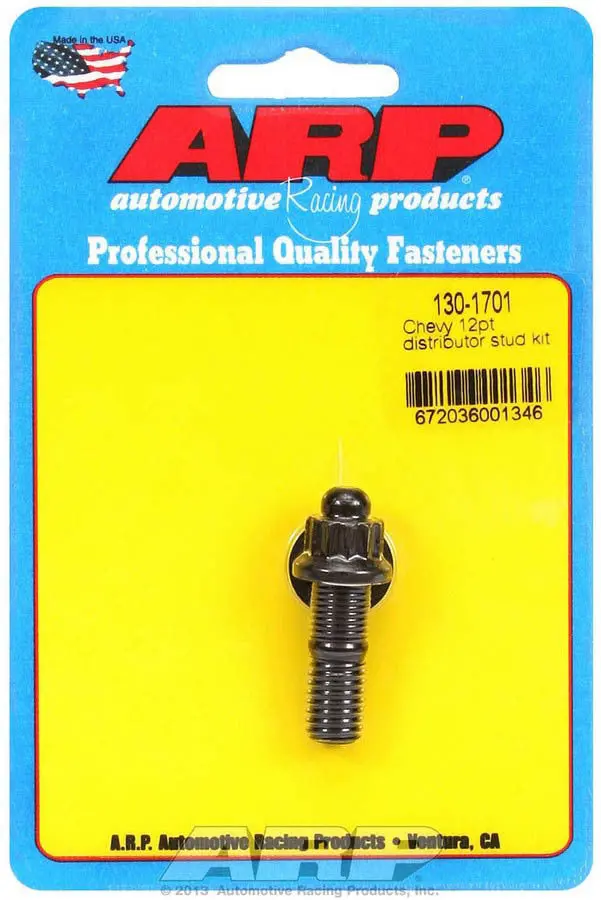 Arp Chevy Distributor Stud Kit – 12-Point, High-Torque Fastening System (130-1701) 1