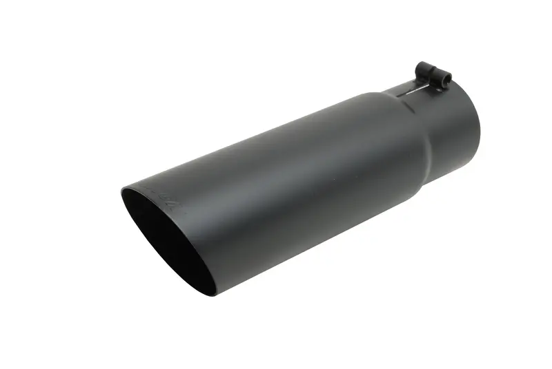 Gibson Performance Exhaust 500553-B Black Ceramic Single Wall Angle Exhaust Tip 1