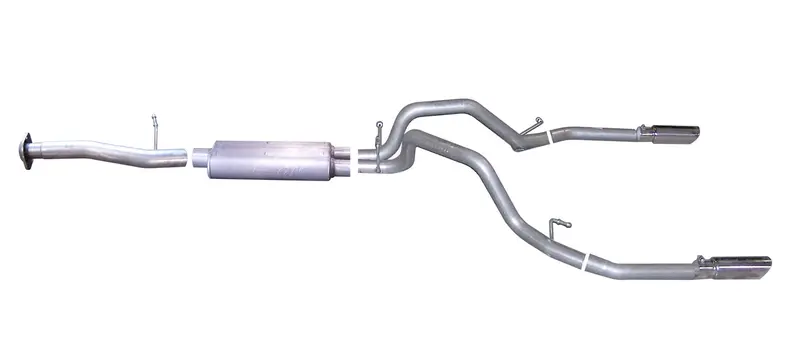 Gibson Performance Exhaust 65634 Dual Split Cat-Back System – Stainless Steel Construction 1
