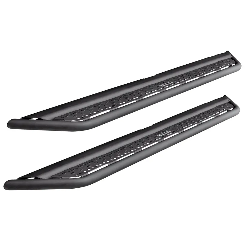 Go Rhino D64043T 6-Inch Steel Side Steps – Dual-Function Step & Rocker Panel Protection 1