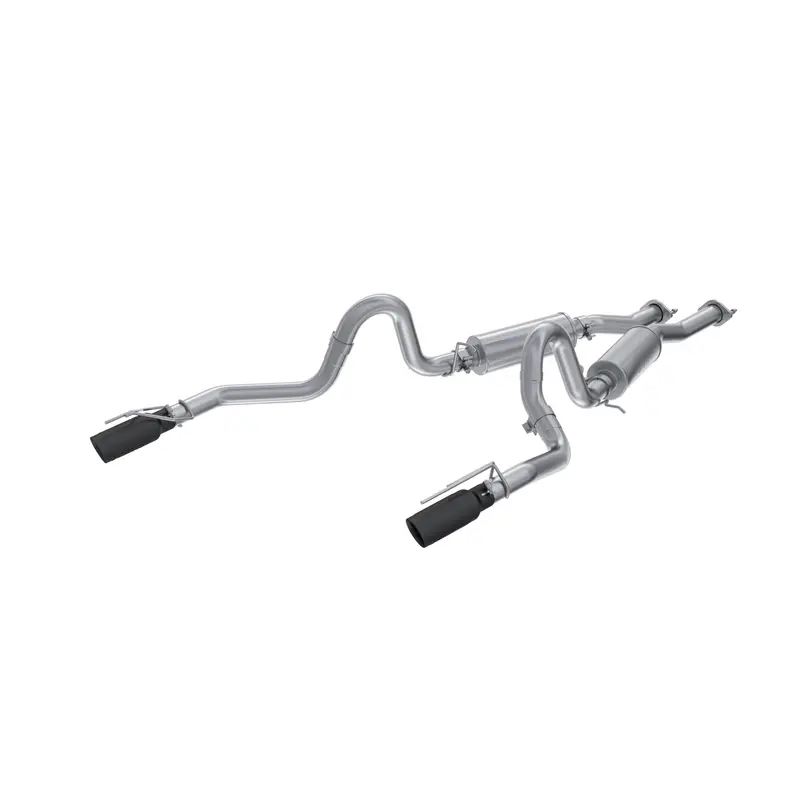 Mbrp Aluminized Steel Exhaust System – Dual Rear Exit With Black Tips, Performance Muffler Included 1
