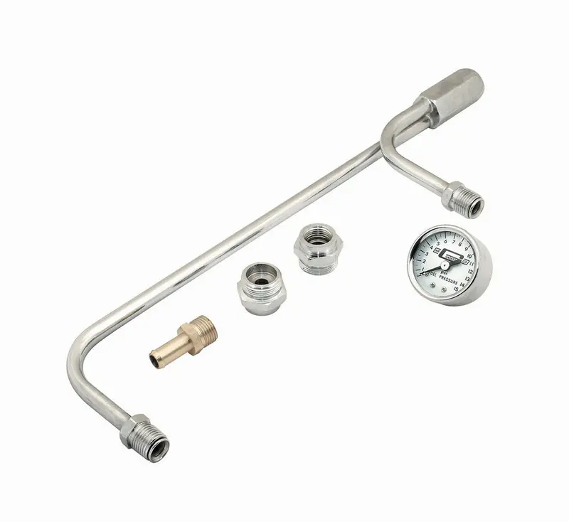 Mr. Gasket 1559 Fuel Line Assembly With Gauge – 9-5/16-Inch Length 1